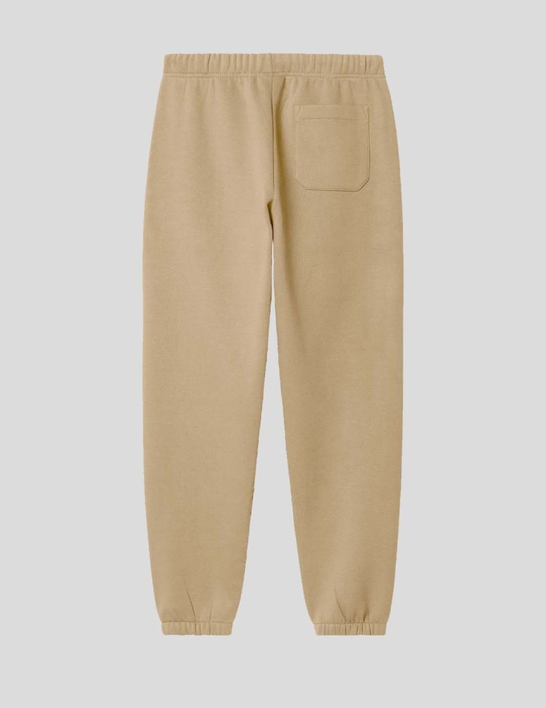 Pantalon CARHARTT WIP chase sweat pant sable/gold